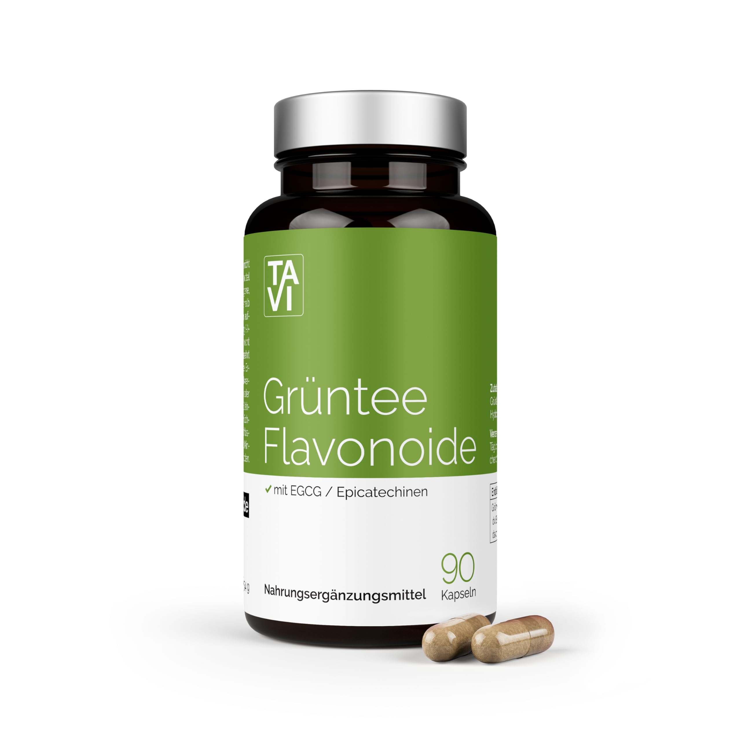 TAVI® Grüntee Flavonoide • 90 Kapseln • Mit EGCG Epicatechine