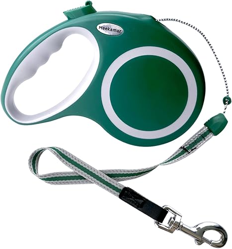 Correa retráctil para perro de 30 pies para perros medianos y grandes de hasta 77 libras, resistente sin enredos, grande