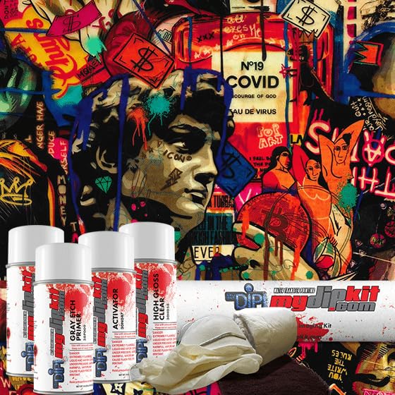 MyDipKit Hydrographics Kit DD-908 - No. 19 - Water Transfer Printing