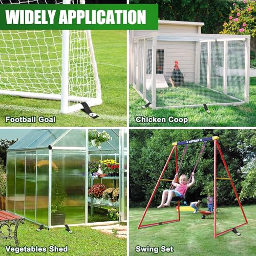 image for Eurmax USA Ground Anchors Screw in Trampoline Anchors High Wind Tent S