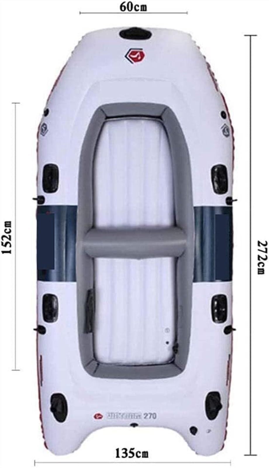ELzEy Kayaks gonflables Aventure et pêche Sports Nautiques Bateaux gonflables en Caoutchouc, Ensembles de Bateaux gonflables, pêche en Bateau Gonflable