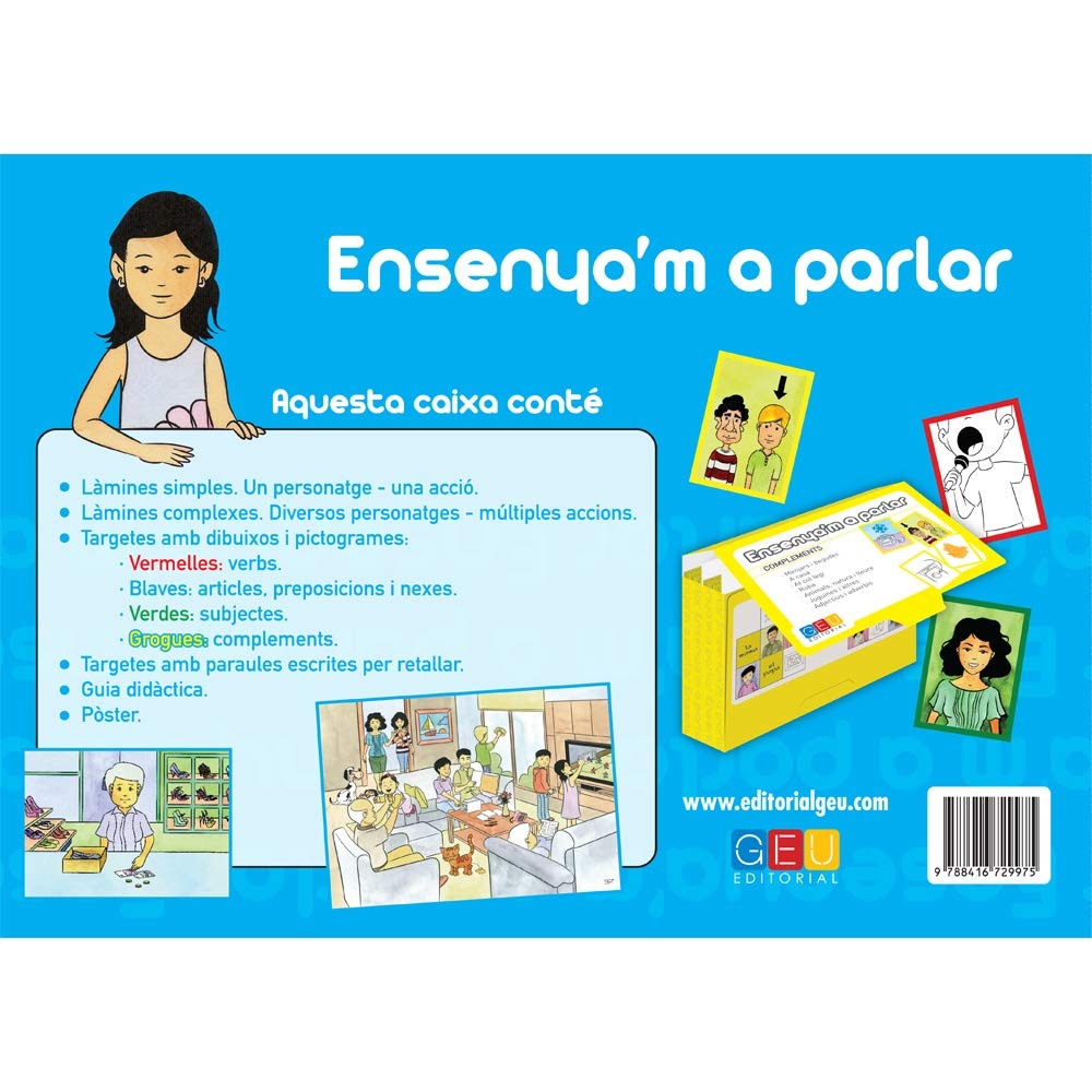 ENSENYA´M A Parlar: Desenvolupament I Estructuració Del Llenguatge | Preescolar i Educació Primària | Catalá | Editorial Geu (3 a 12 años)