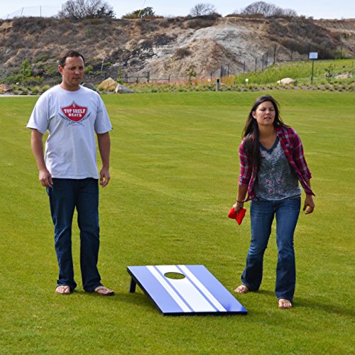 Image of GoSports Portable Cornhole Sets- Includes 2 Boards, 8 Bean Bags, Carry Case