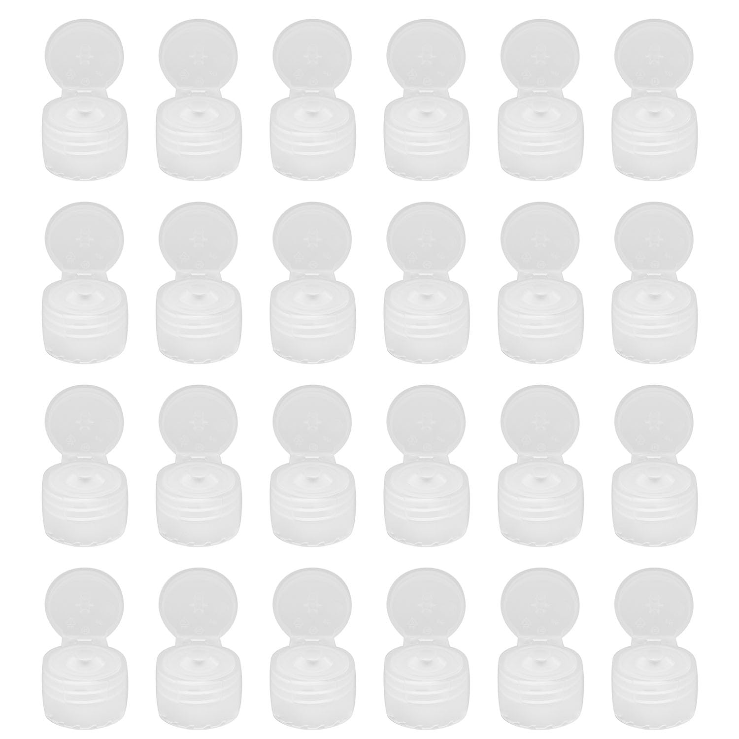 JCBIZ 24PCS Twist Bottle Caps Boston Bottle Cap 20 Tooth Phenolic Bakelite Lid Polycone Caps for Glue Dispensing Bottles Dispensing Caps Paint Bottles