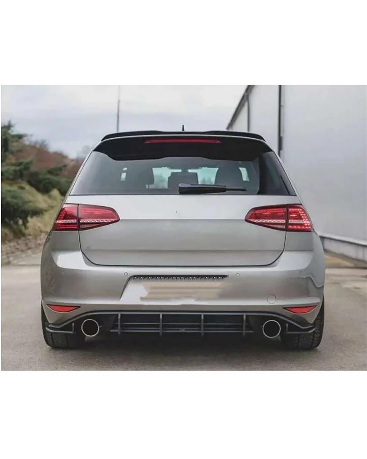Auto Spoiler Posteriori per Golf 7 2014-2017 Paraurti Diffusore per Labbro Posteriore Auto Spoiler Auto