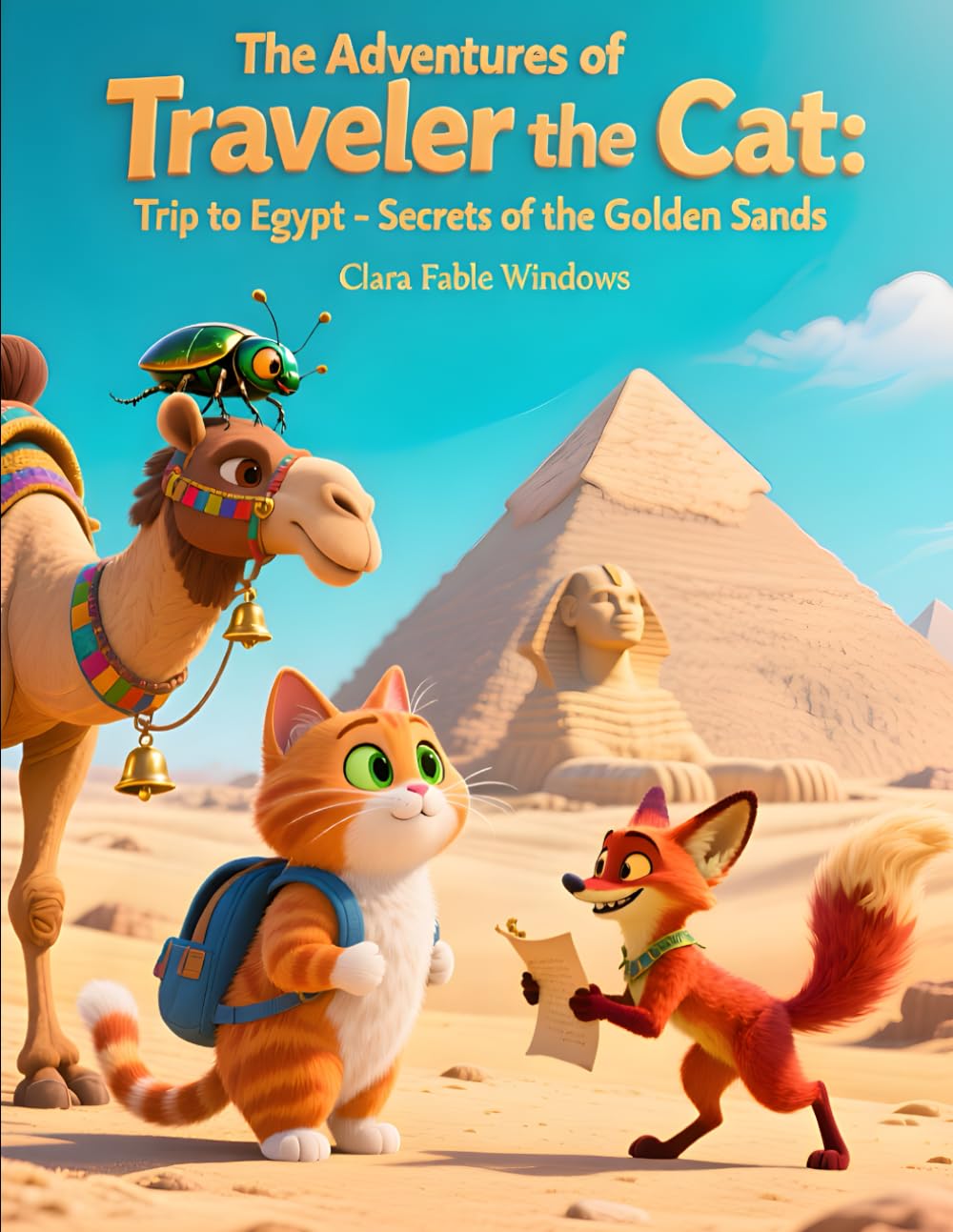 The Adventures of Traveler the Cat_ Trip to Egypt – Secrets of the Golden Sands: A Curious Cat’s Journey Through the Land of Pyramids and Friendship: ... Through Magical Lands and Whiskered Wonders)