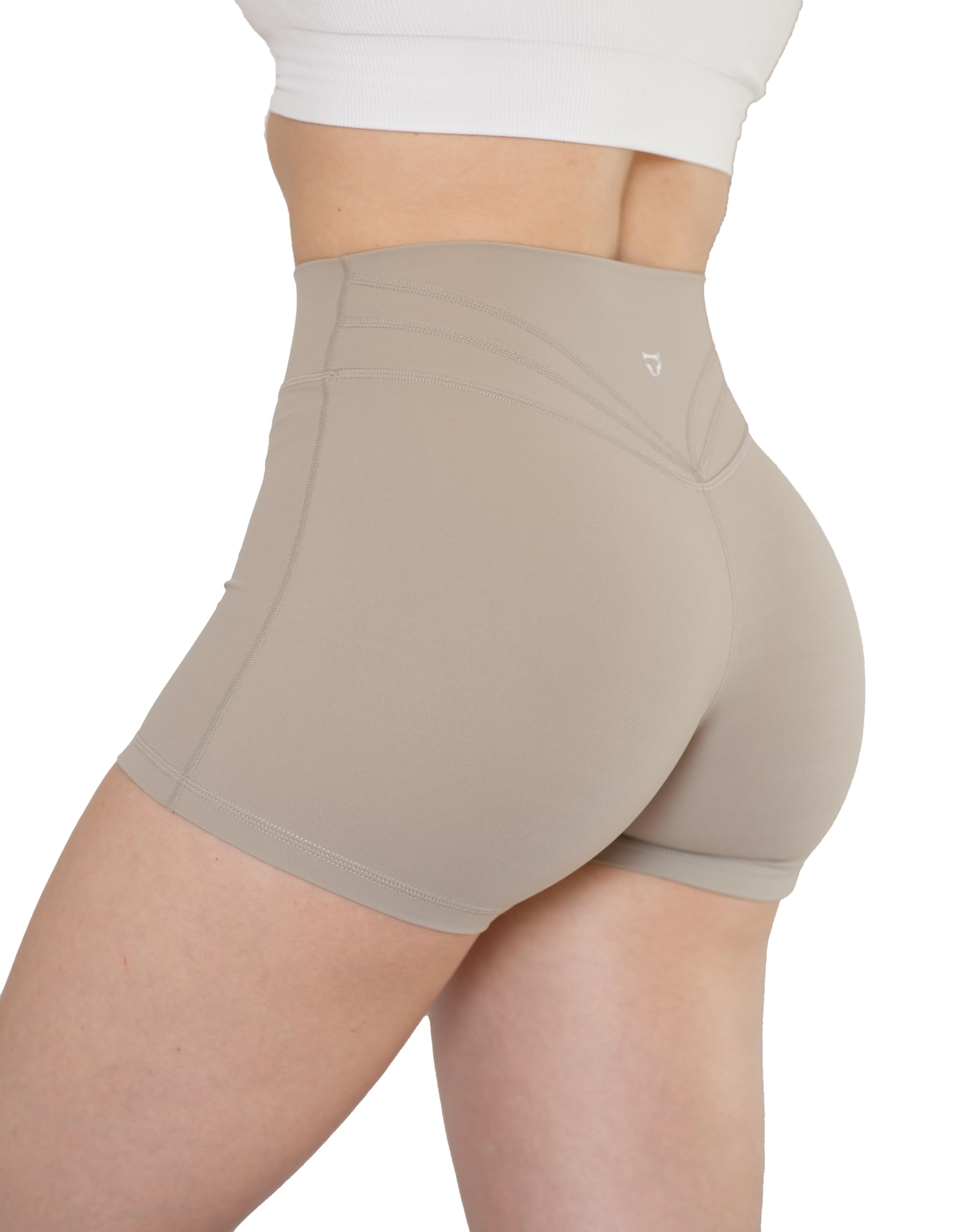 TomTiger Workout Shorts for Women High Waist Gym Shorts Bike Running Active Exercise Yoga Shorts Tummy Control