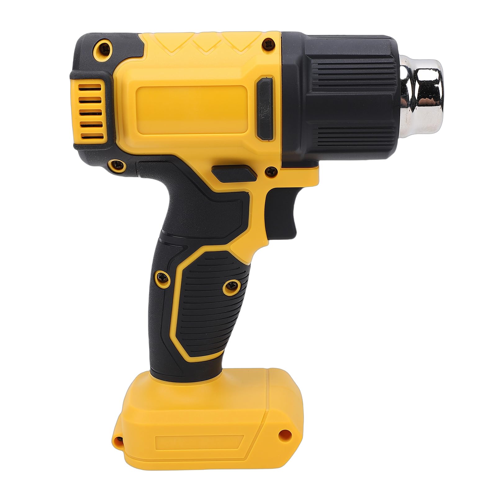 Jelquix 20V Cordless Heat Gun, 50C to 550C Fast Heating Hot Air Gun with 3 Nozzles, 5 Wind Settings, Ideal for Shrink Tubing, 3D Printing & Crafting