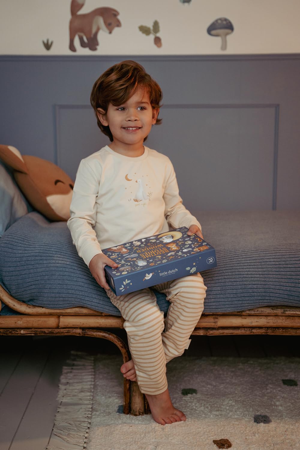 Little Dutch 4781 Proyector de linterna para niños cuentos de buenas noches - Forest Friends
