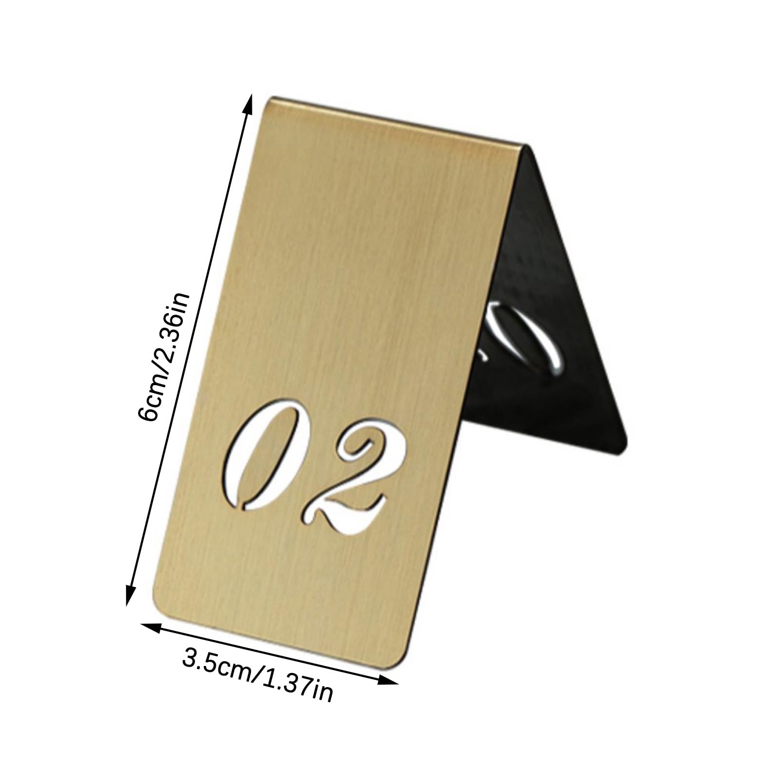 10 Pezzi Numeri Per Tavoli Ristorante Tavolo, Doppio Lato Numeri Tabella Segni Numero Tabella Tenda Numeri Acrilici Carte Segni Numeri Per Ricevimenti, Banchetti, Ristoranti E Matrimoni (oro)(1-10)