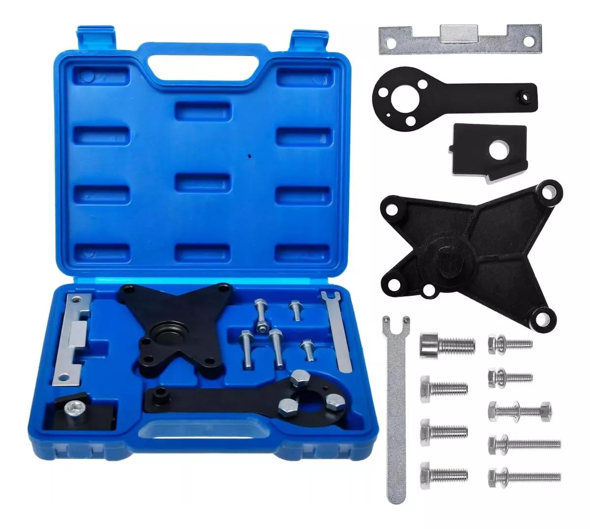 topolenashop Kit Attrezzo Messa in Fase Compatibile per Fiat Lancia Benzina 1.2 1.4 8v Evo Hd155 Messa in Fase, Strumento di Regolazione della Cinghia di distribuzione del Motore
