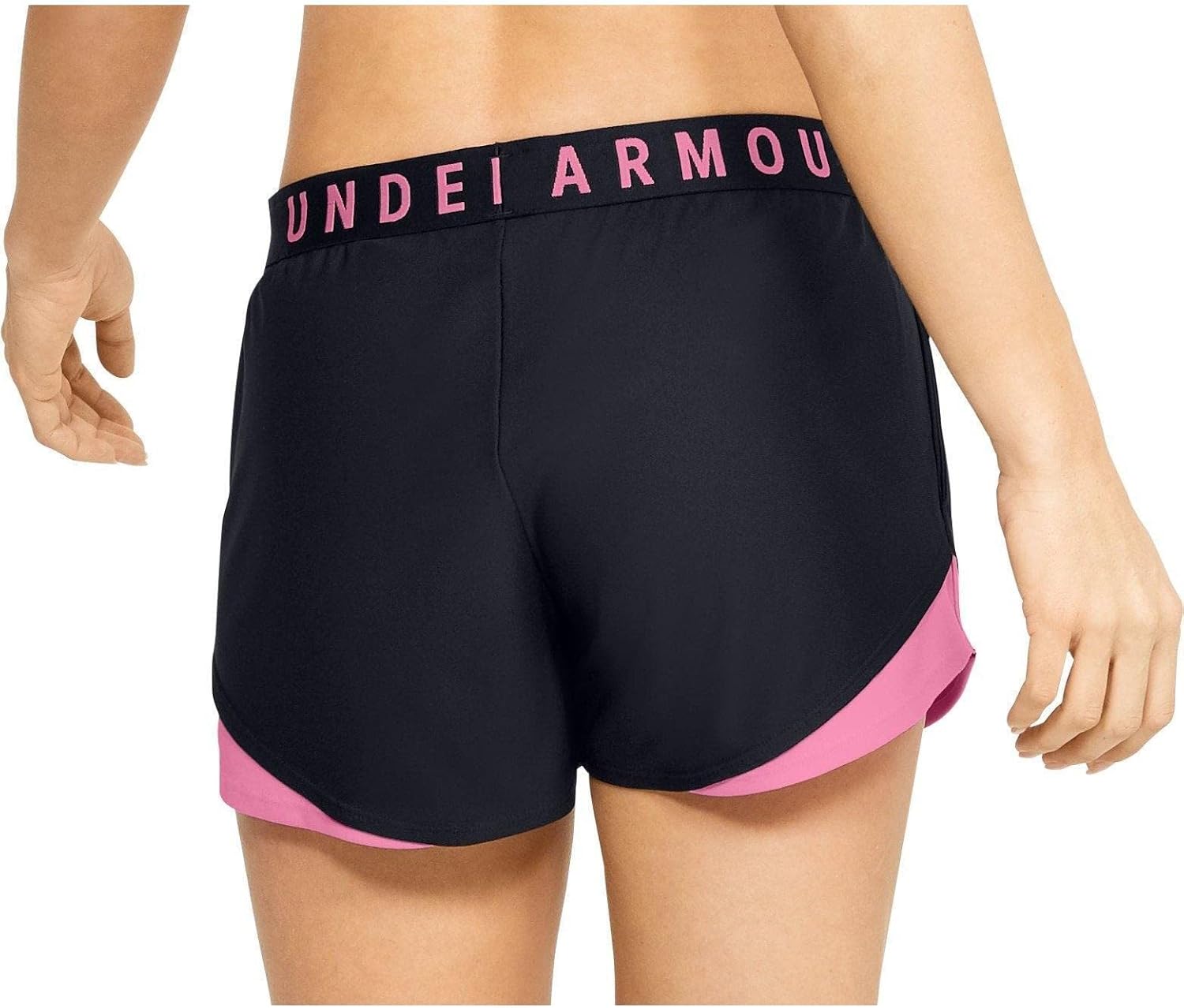 Under Armour Women's Play Up 3.0 Shorts Standard X-Small Black (013)/Lipstick