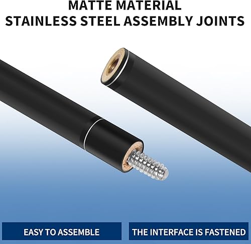 Miniatura 3 de Kmise Palo de taco de billar, palo profesional para taco de billar de 18, 19, 20, 21, 22 onzas