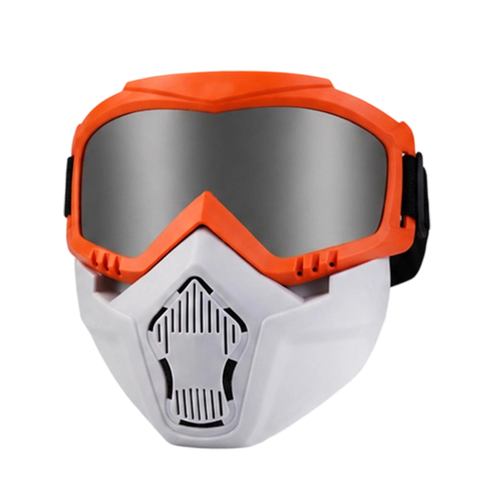 Carotoe Gray Polycarbonate Face Guard With Soft Cushioning Full For Whole Day Comfort In Harsh Weather Conditions And Labor Full Security