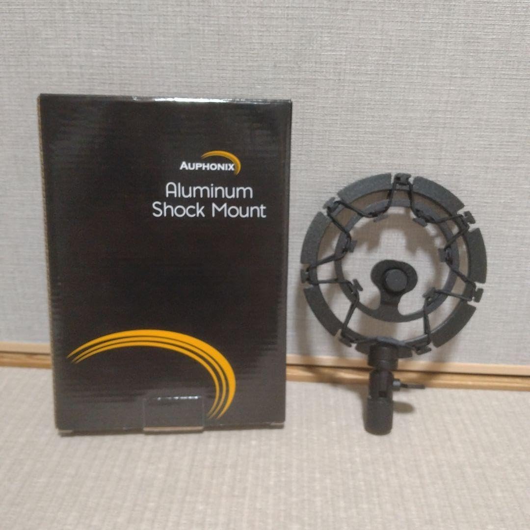Auphonix ショックマウント マイク用 ブラック マイク 保護 K Auphonix