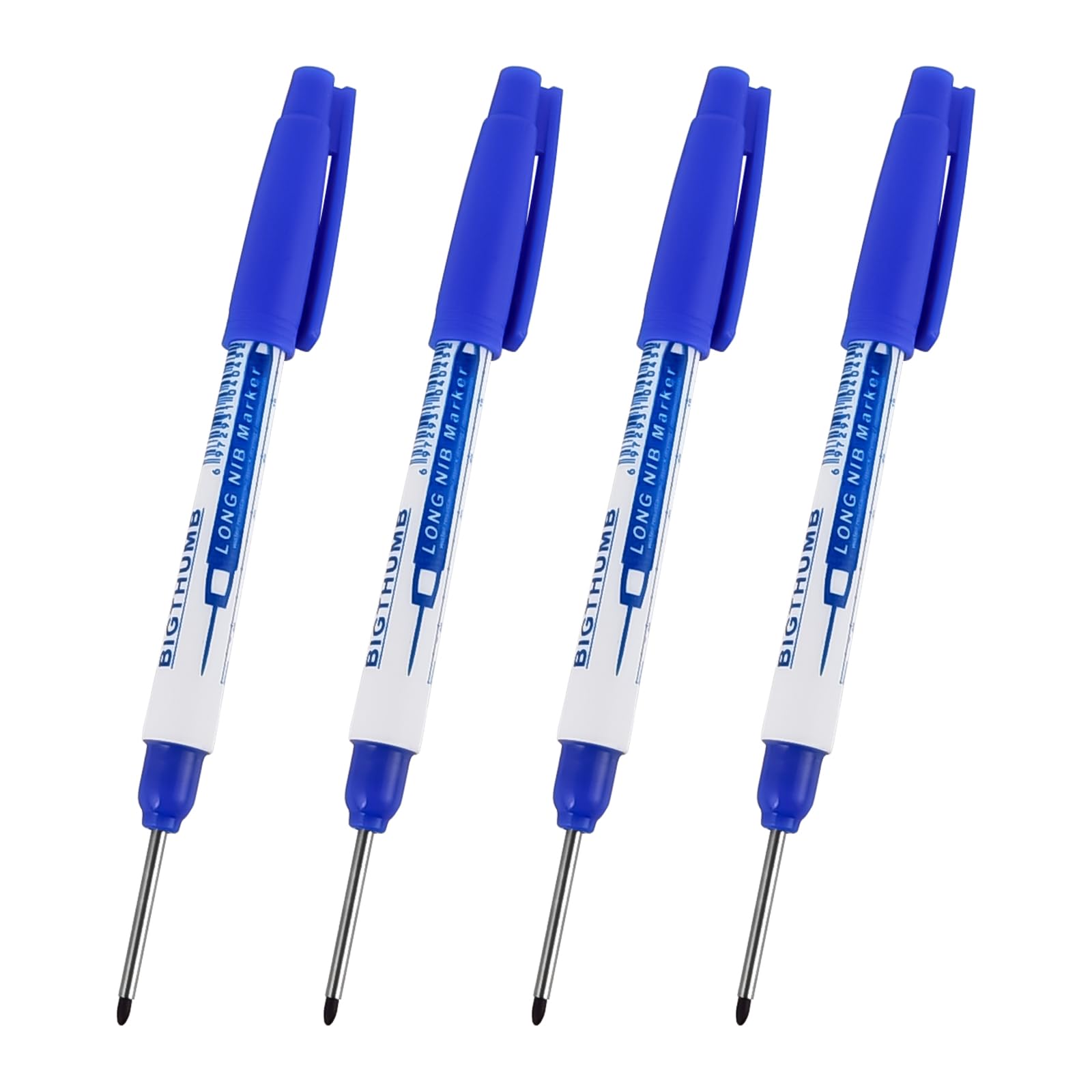 TopHomer 4 PCS Deep Hole Marker Pens, 30mm Fine Tip, Blue โ image 1