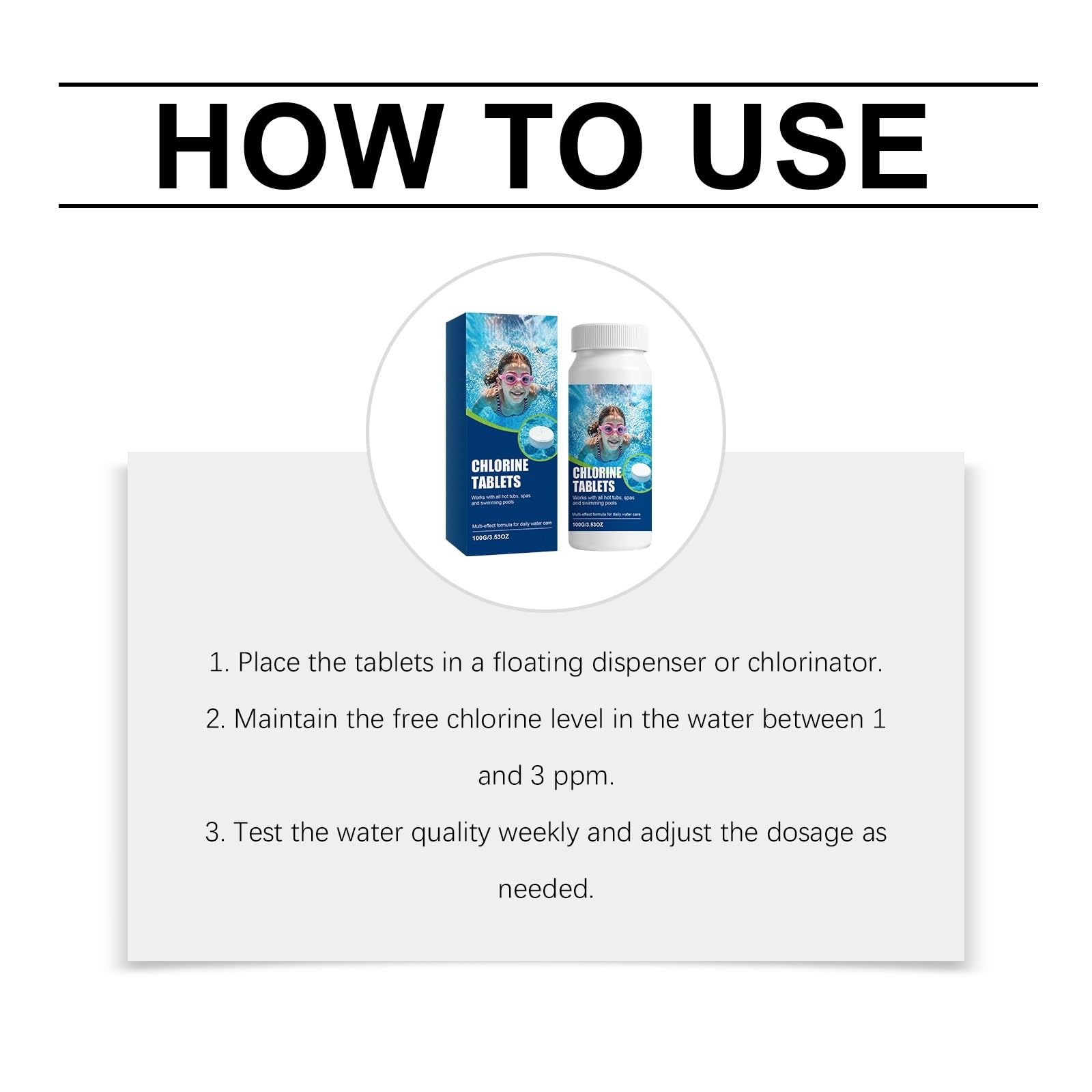 Compresse Clore Piscina Multifunzione Dissolution Lento Regolatore pH 100g