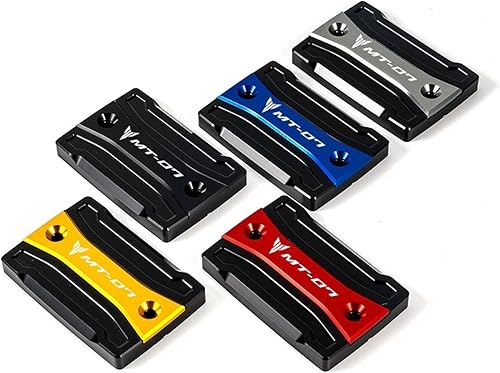 Miniatura 3 de LCCDZ Accesorios de motocicleta CNC Tapa de depósito de líquido de freno trasero y delantero, tapa de llenado de aceite compatible con Yamaha MT07