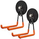 MUTUACTOR Strong Magnetic Hooks,2pcs Metal Large Magnet Hooks for Tool Organizer,Heavy Duty Magnetic Hooks for Cordless Drills,Garden Hoses,Work Bench,Impact Drivers,Tool Box,Chest or Metal Cabinet