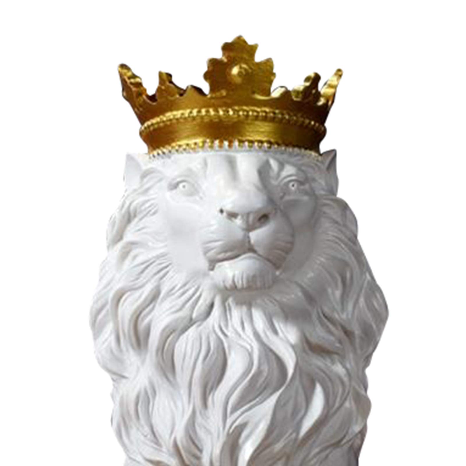 Figura abstracta nórdica de animales salvajes de resina, estatuas de león, esculturas para decoración, modelo de león, manualidades, adornos, decoración del hogar, regalos para hombre