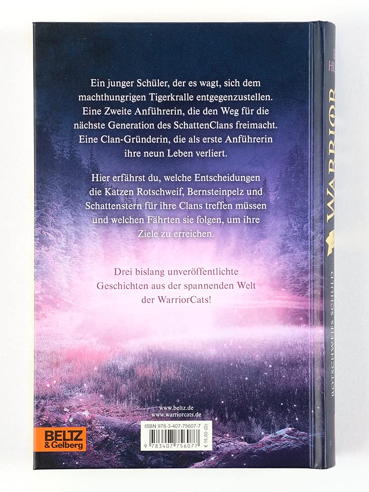 Warrior Cats - Wege zum SchattenClan: Rotschweifs Schuld - Bernsteinpelz' Clan - Schattensterns Leben
