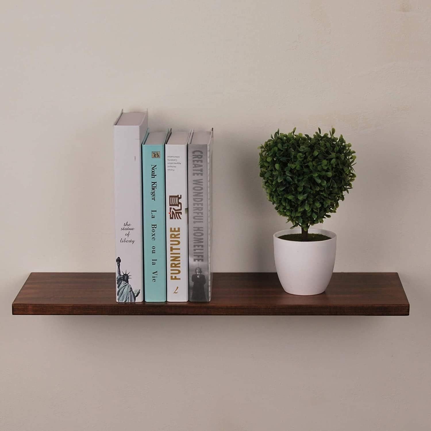 8 Inch Floating Shelf Brackets, 16 Pack Heavy Duty Hidden Black Shelf Brackets Solid Steel Blind Support with Hardware for Floating Wood Shelves