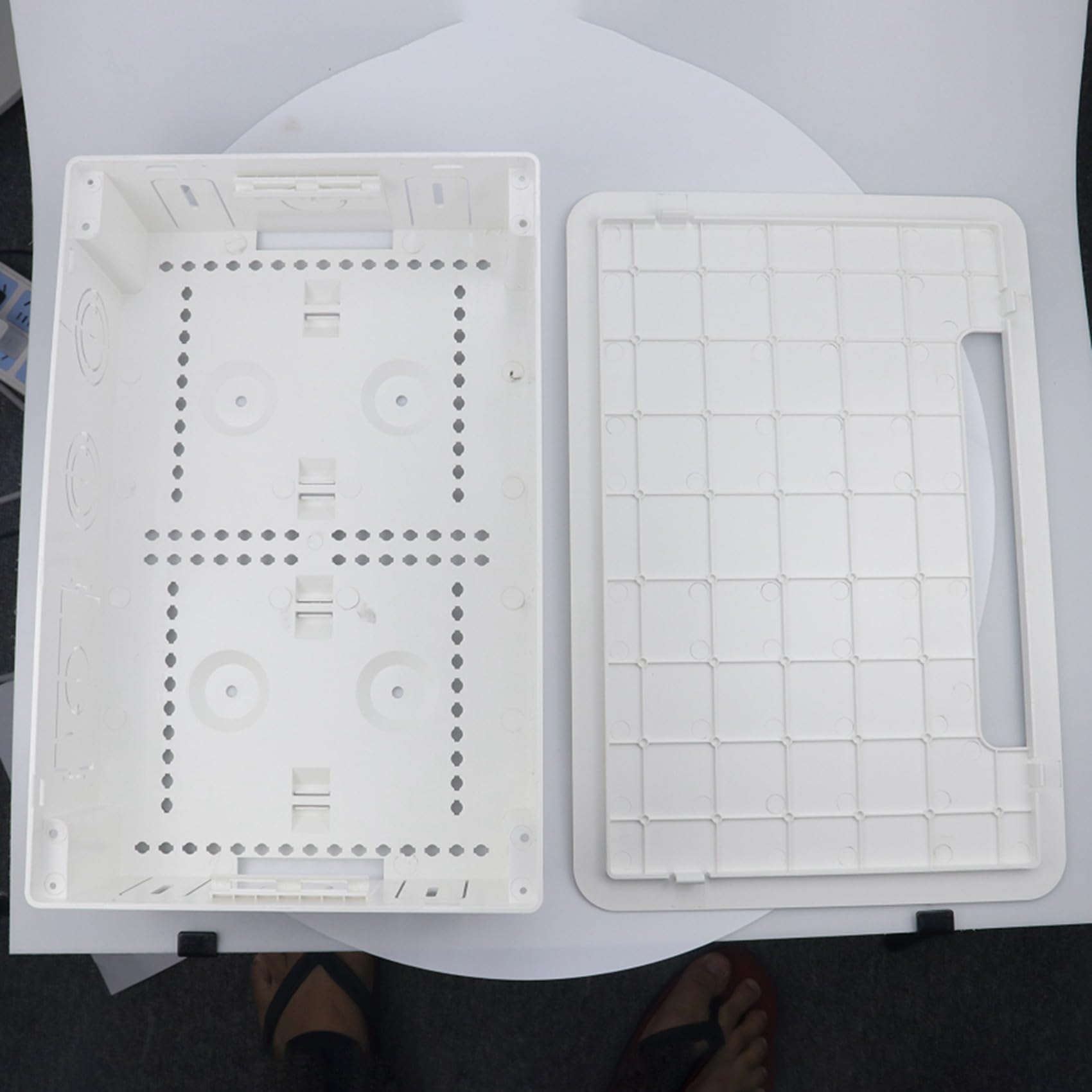 2X Caja Multimedia para TV de 9 Pulgadas Empotrada en la Pared: de TV Empotrada y Carcasa de Red para/para/Fire/para One Connect