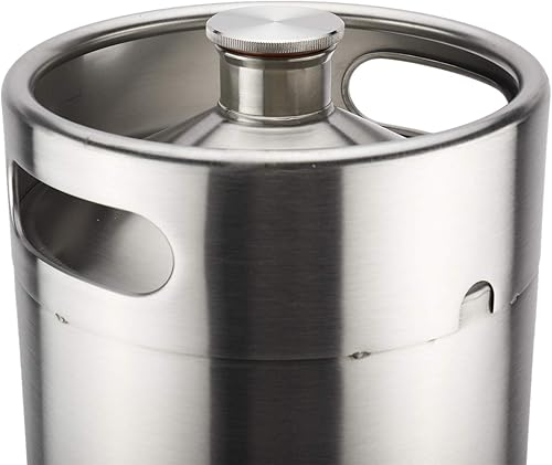 Miniatura 6 de YB YaeBrew - Cantina de barril de acero inoxidable de 10 L, 2.64 galones, barril de cerveza artesanal - Plata (340 onzas)