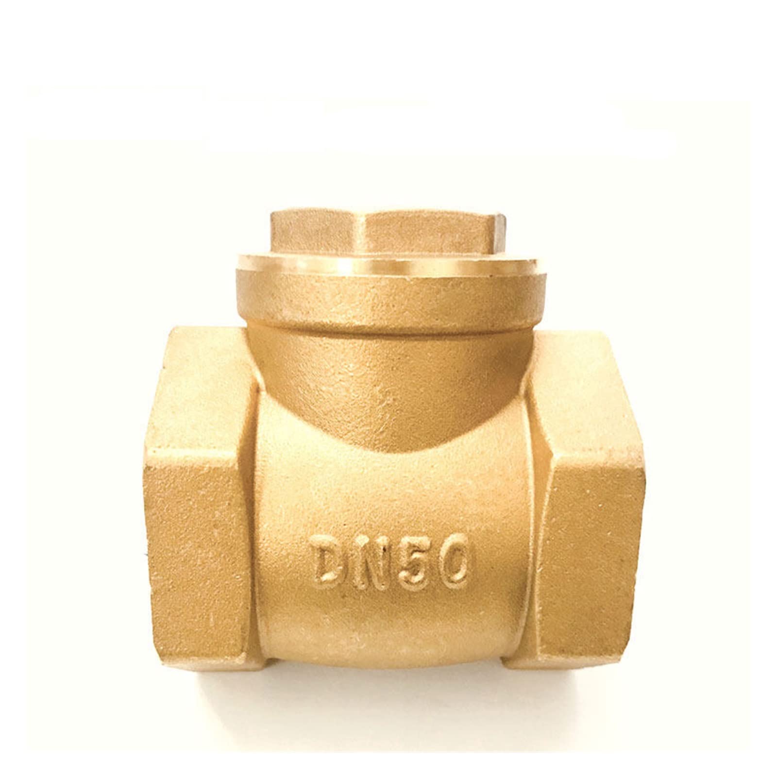 Gwint żeński Mosiężny poziomy zawór zwrotny zapobiegający cofaniu się wody 1/2" 3/4" 1" 2" 3" 4"(3 Inch)