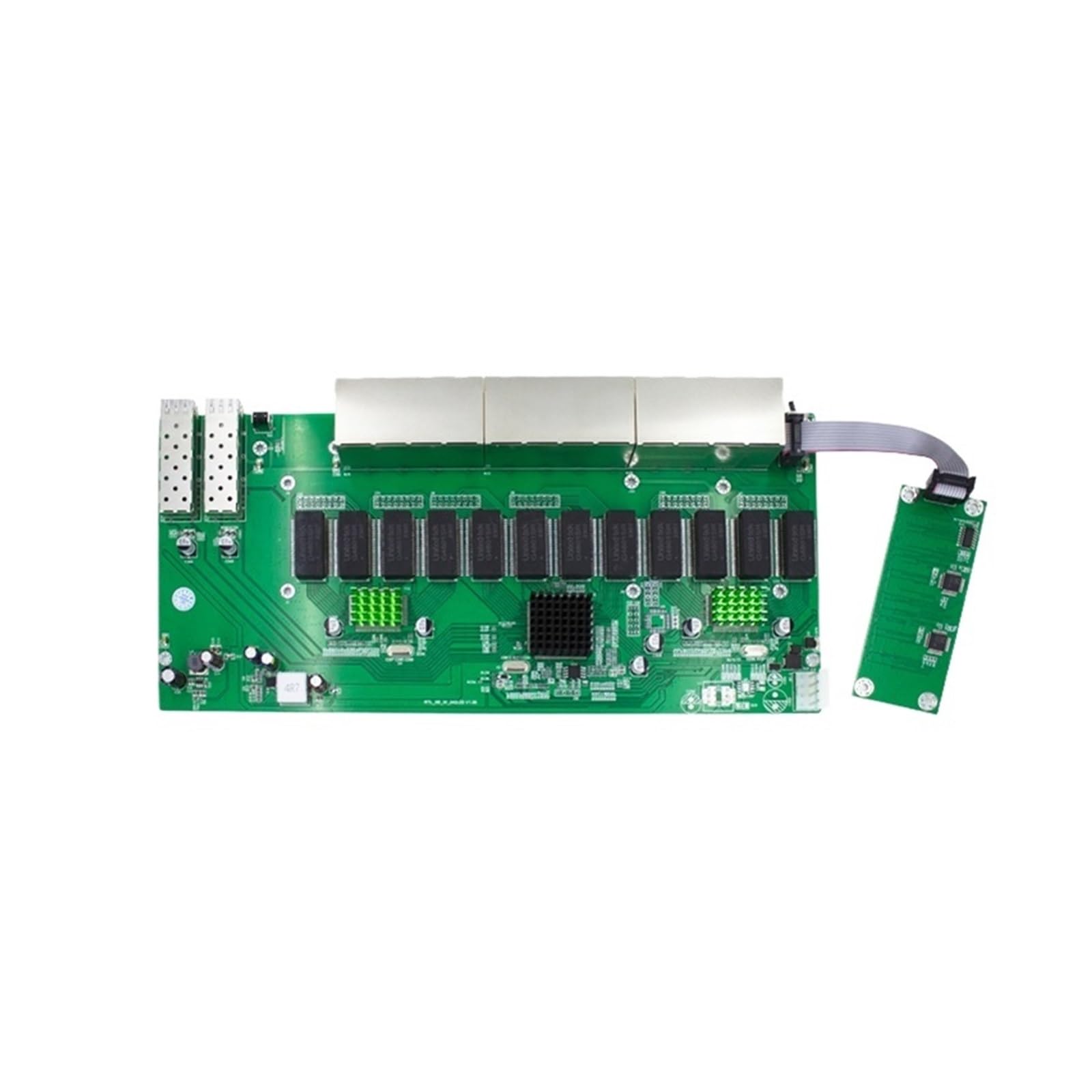 OSHZIKJII Gigabit Ethernet Managed Switch Network 1000Mbps 26 Ports Managed s-f.p Rj45 Internet(With SFP Coop)