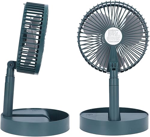Miniatura 2 de Ventilador de escritorio, ventilador de escritorio retráctil de gran angular para dormitorio al aire libre