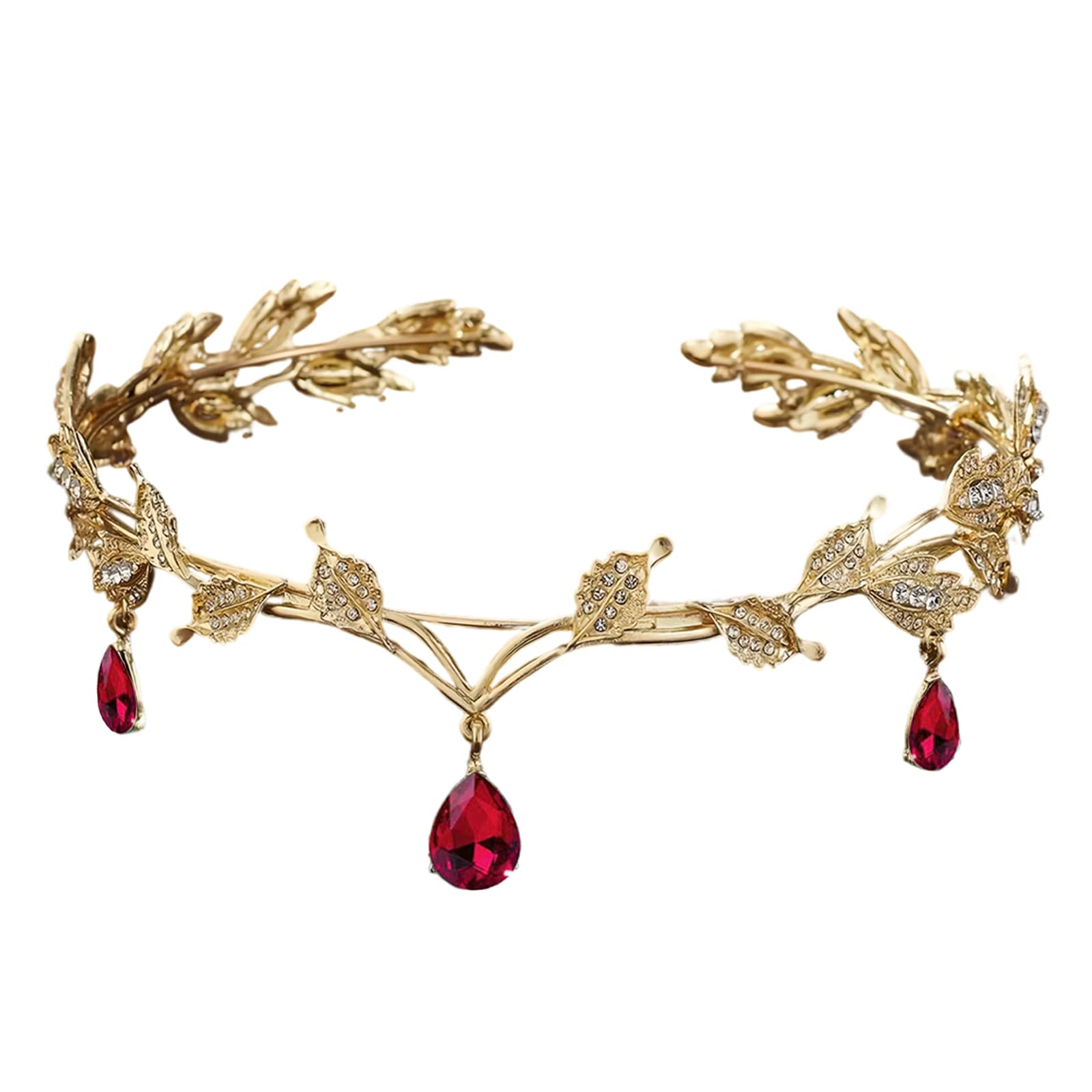 Diadem diadem dla panny młodej, regulowana korona dla panny młodej, diadem elfa retro, diadem elfa, na cosplay, wesele, imprezę, festiwal renesansowy, Boże Narodzenie, urodziny
