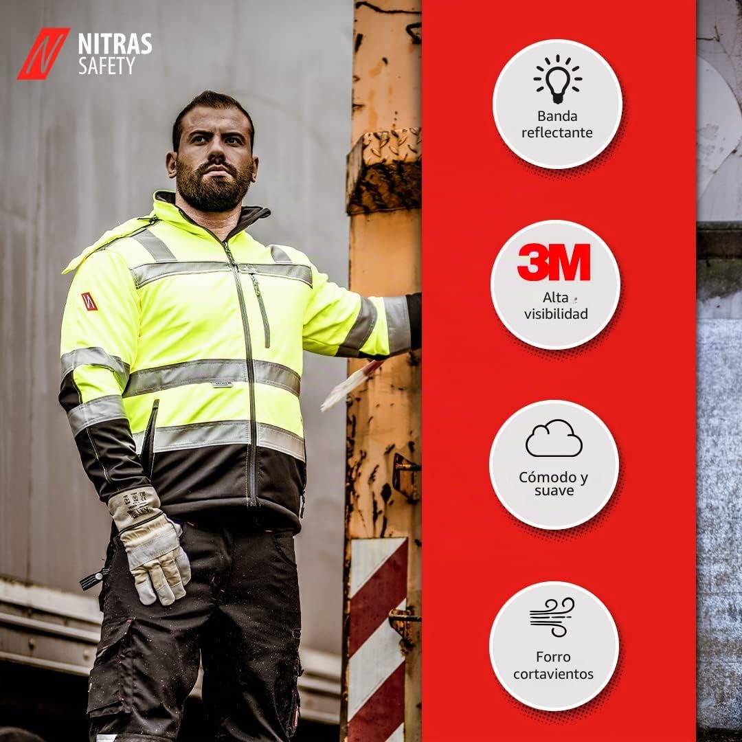 Nitras Nitras Motion Tex Viz - Chaqueta de seguridad para hombre