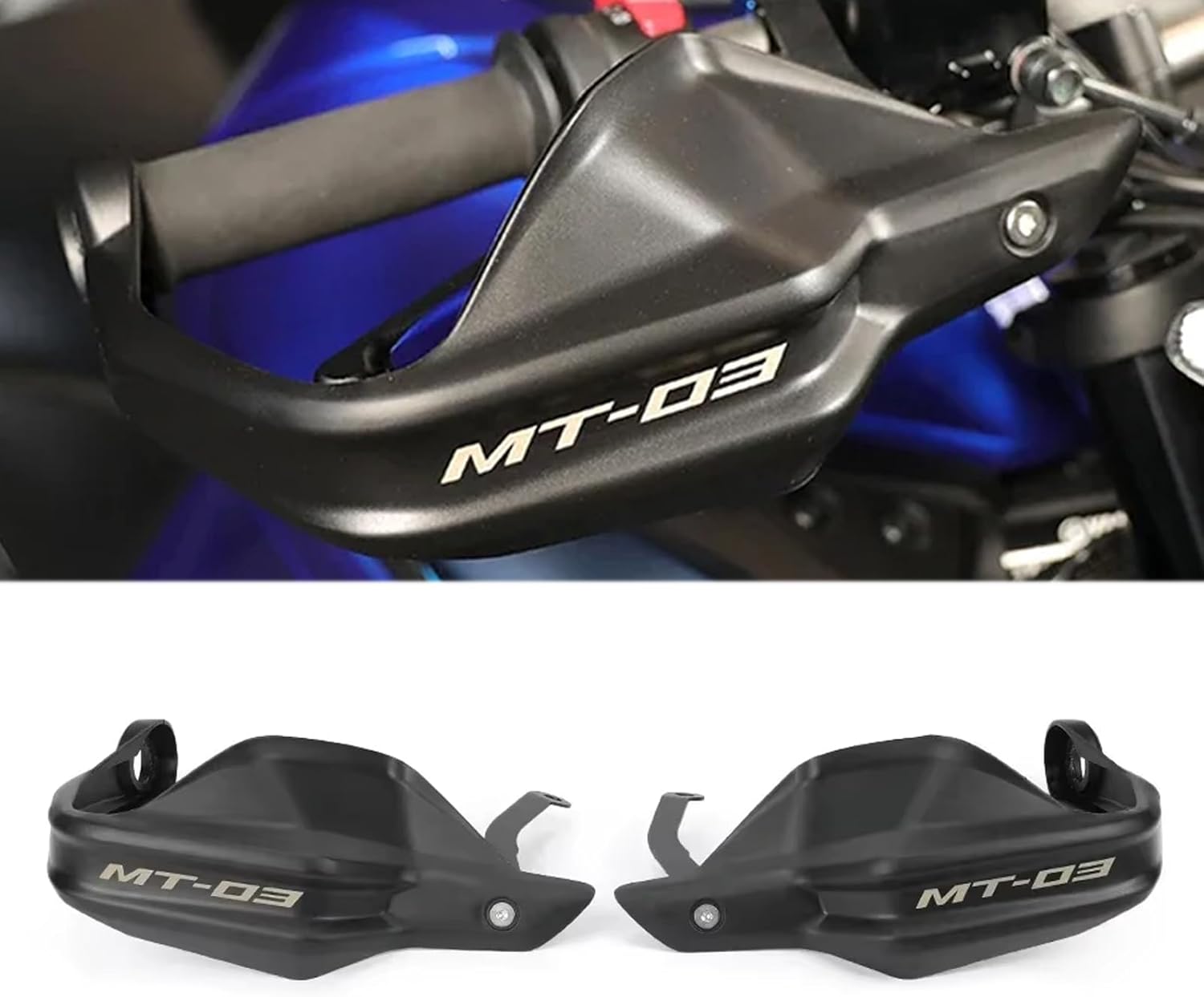 For MT-03 MT-25 mt03 mt25 2025 new accessories handlebar hand guard motorcycle windshield guard heightened brake clutch lever protector hand guard (MT-03)