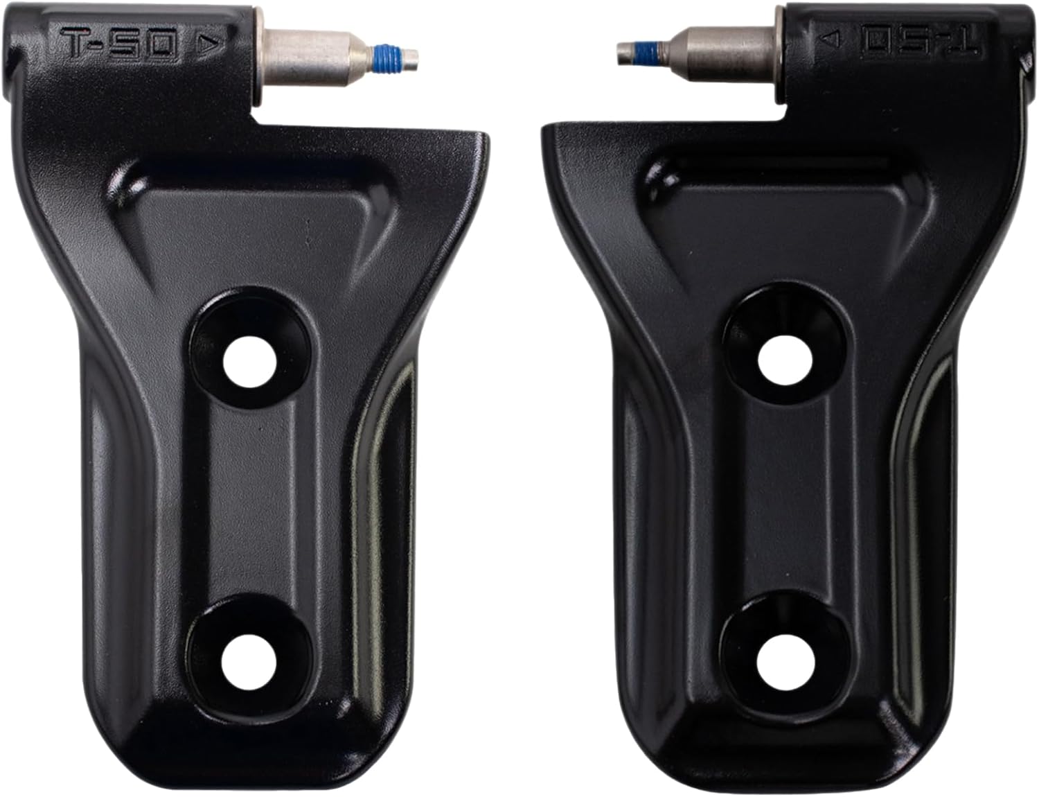 TRQ Door Hinge Driver & Passenger Side Compatible with 2020-2021 Jeep Gladiator 2018-2021 Wrangler