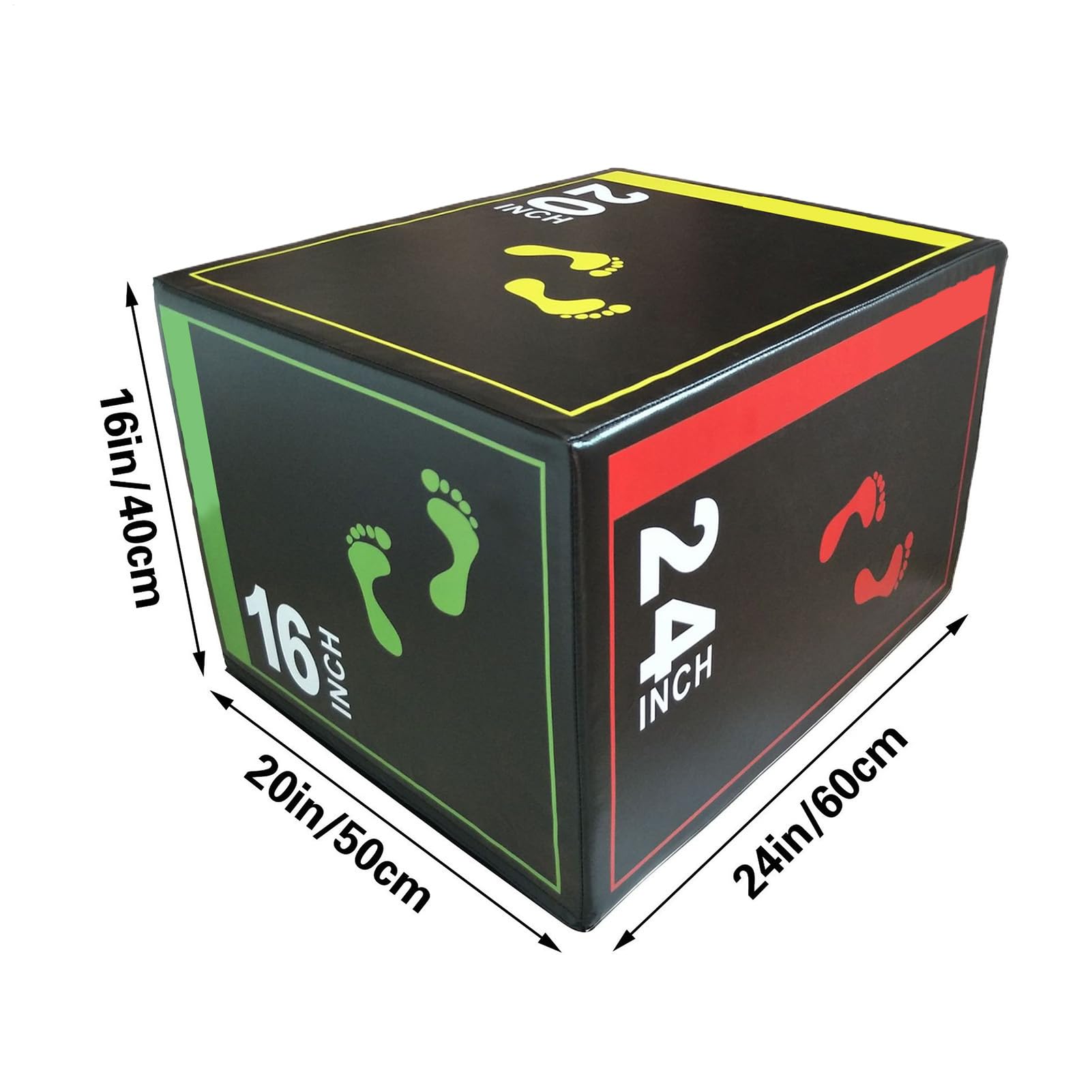 Box Jumps - per palestra domestica, antiscivolo, per esercizi di salto, attrezzatura portatile per allenamento 'equilibrio per principianti, giovani, stacchi da terra, squat, velocità di | attrezzatura portatile per allenamento 'equilibrio per principiant