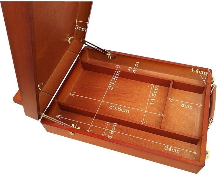 Amazon.co.jp: イーズル木製スケッチボード絵画アートツールボックス多