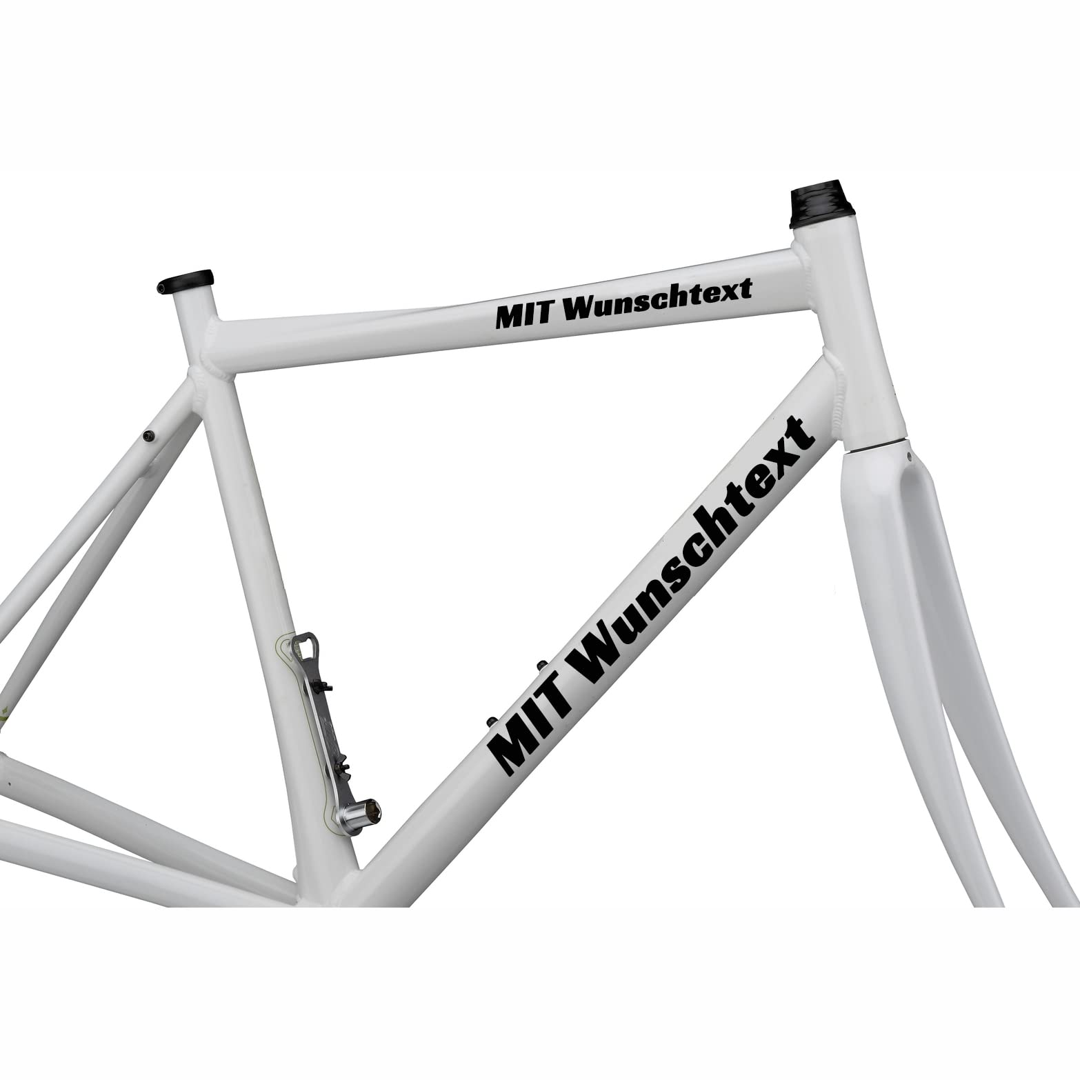 MIGIAN Wunschtext Beschriftung Fahrradaufkleber für Rahmen zur Verschönerung des Fahrrad oder Fahrradhelms, personalisierbar Auto & Motorrad