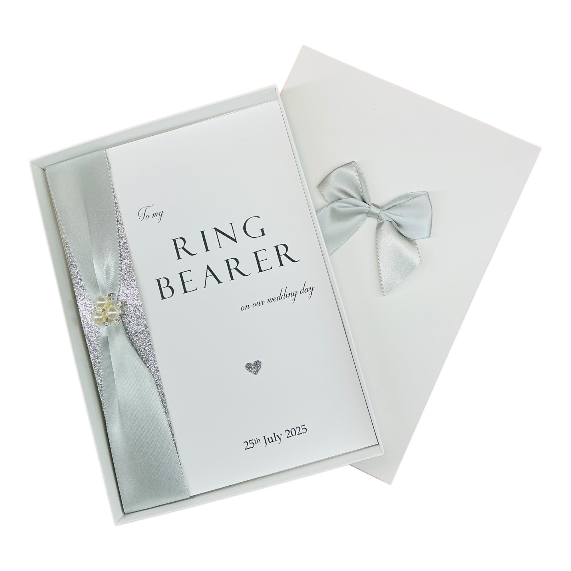 Ring Bearer Wedding Day Card Personalised - WR 34