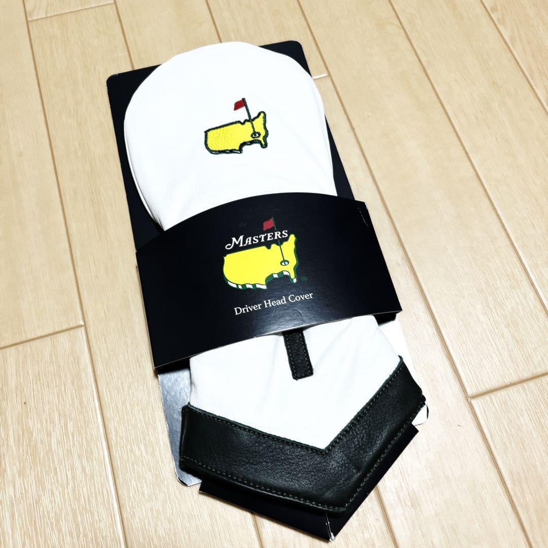 【新品】ドライバー ヘッドカバー(白) レザー / マスターズ ゴルフ用品 Amazon.co.jp: ゴルフ ドライバー ヘッドカバー レザー(白黒
