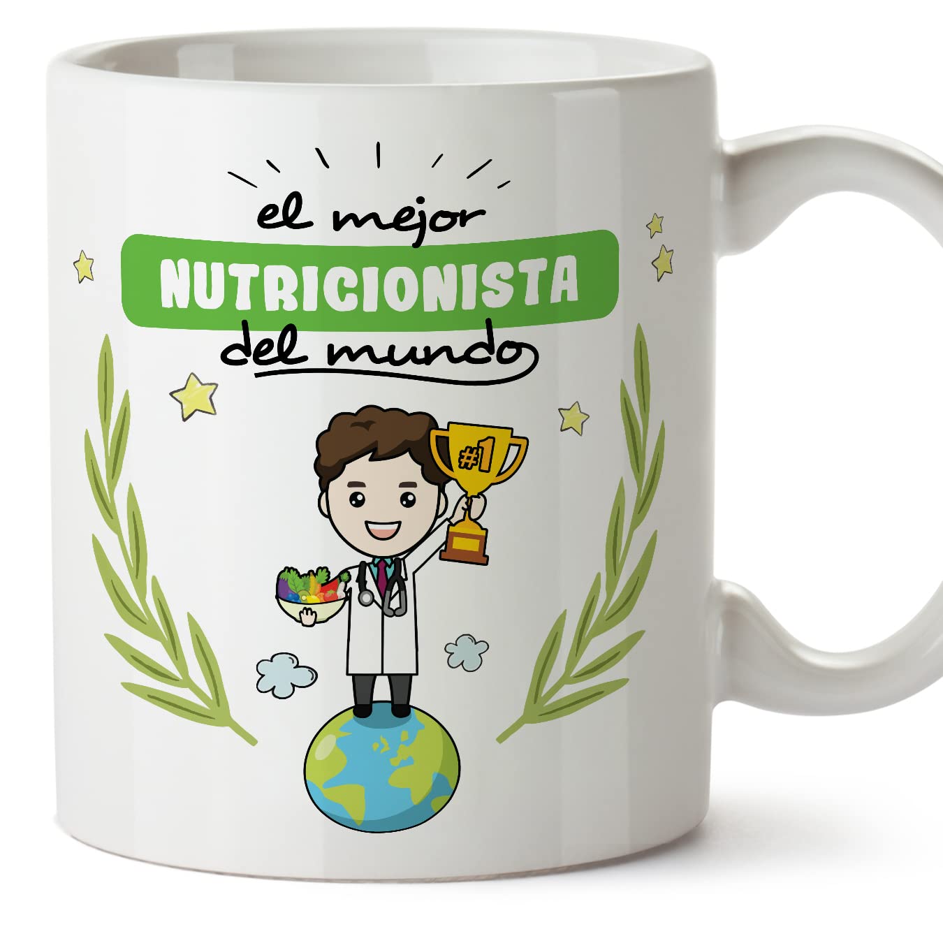 MUGFFINS Taza Fisioterapeuta Hombre (Mejor del Mundo) - Regalos Originales y Divertidos de Fisioterapia — view 98