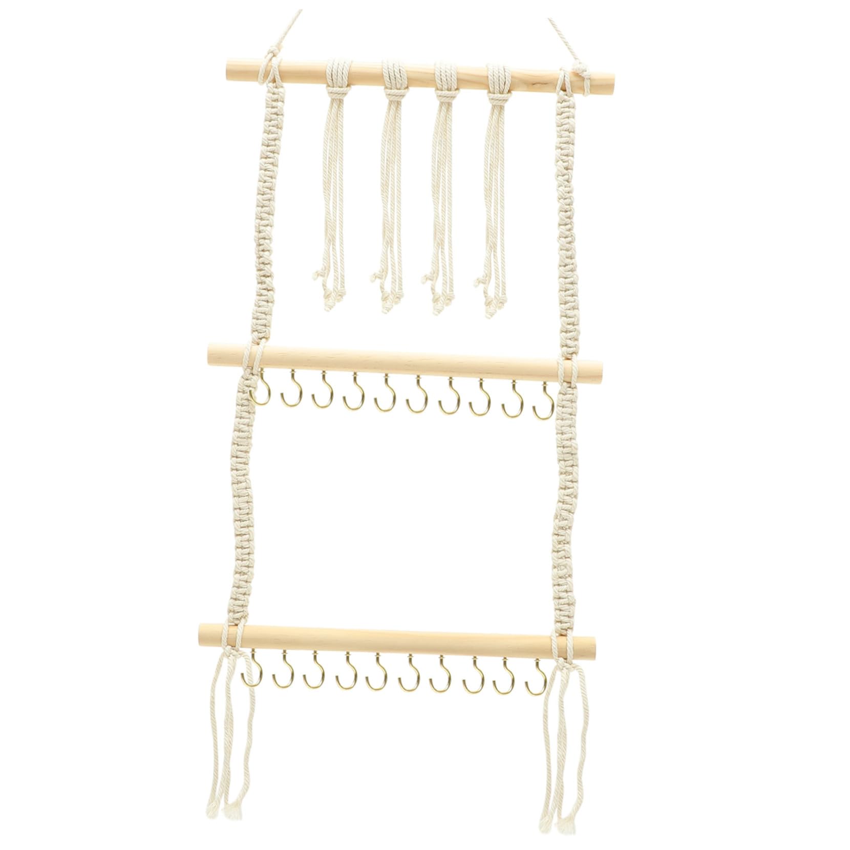 wystrój boho nakrycia głowy scrunchie uchwyt organizator wieszak na włosy stojak dekoracje ścienne lina bawełniana opaska do włosów organizer dla dziewczynek biżuteria dziecięca muszka instrukcja deko