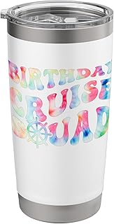 Birthday Cruise Squad | Fun Party Enthusiasts | Summer Vibes Stainless Steel Insulated Tumbler
