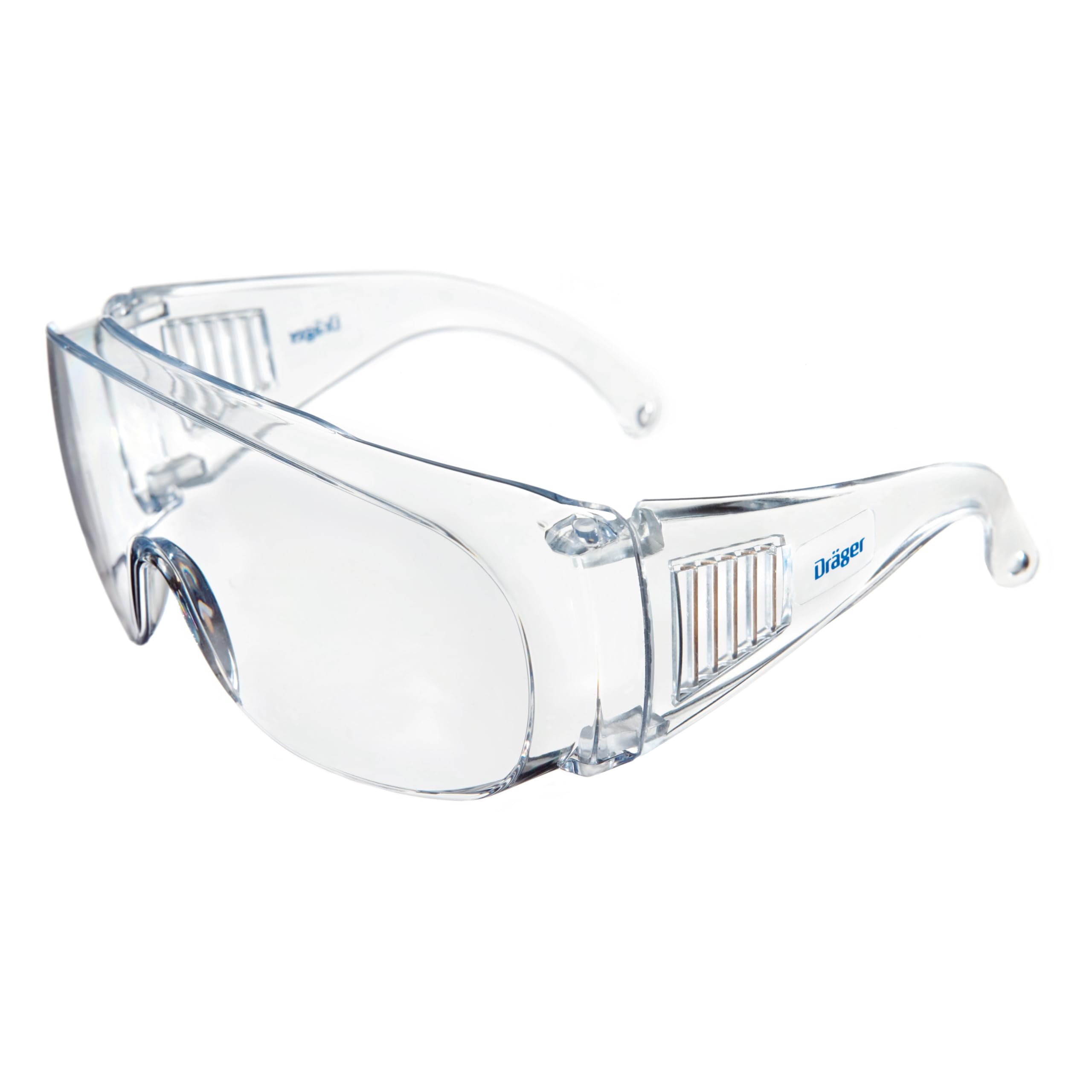 Dräger Safety Over Glasses X-pect 8110 Robust Eye Protection Goggles - Ideal Safety Glasses for Construction, Laboratory, Cycling Glasses, Safety Goggles for DIY, Healthcare - different quantities