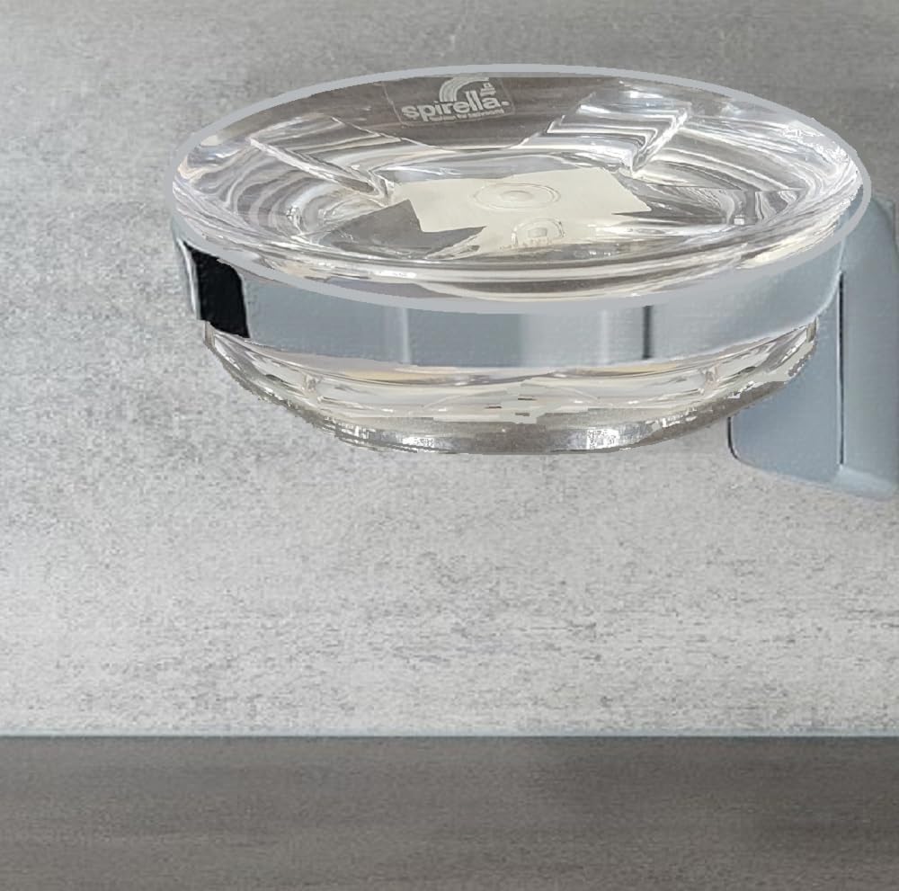 Porte-savon en acrylique transparent Max Pro pour douche moderne et cuisine épurée