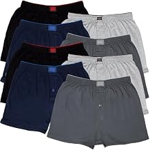 Tutku Erkek Mr 8'li Paket Havlu Bel Boxer , Gri-Siyah-Lacivert-F me, 3XL
