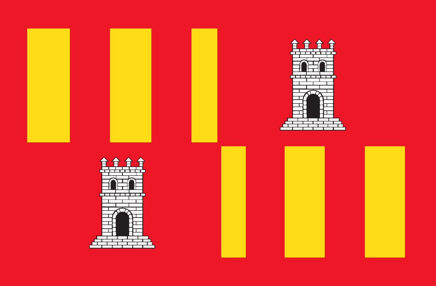 Drapeau Baix Ebre grand format aux couleurs d'origine textile léger