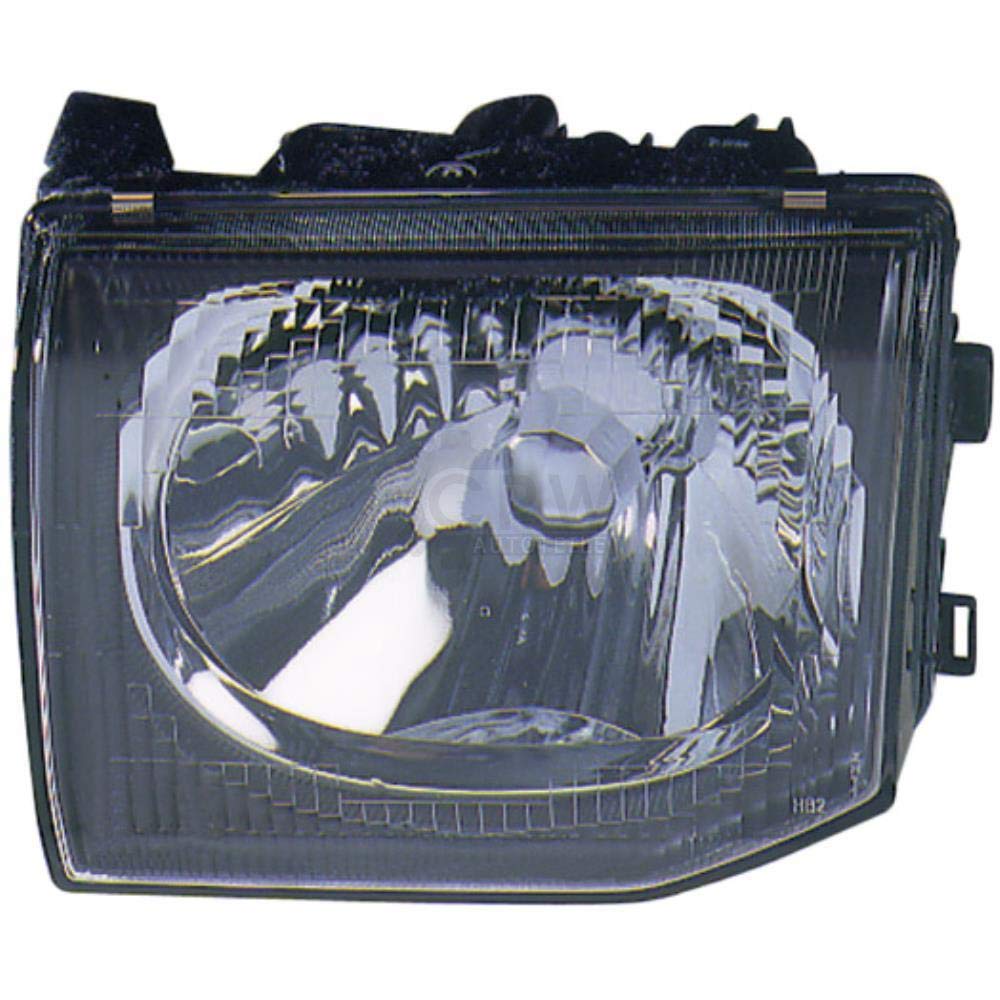 Juego de faros halógenos H4 para Pajero II Canvas Top (incluye bombillas)