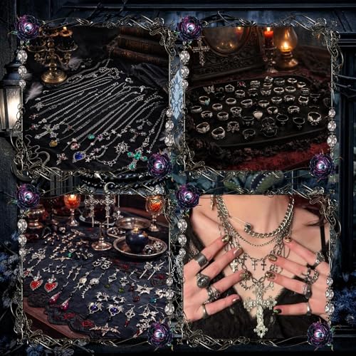 Image of SMUOBT Mystery Jewelry Jar Bundle - Surprise Vintage Jewelry Box for Women,Gift Jewelry Set (Necklace, Earrings, Rings,Kracelet,Keychain) - Unique Birthday Gift for Women