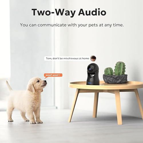 Miniatura 5 de owltron Cámara de seguridad para interiores 2K, cámara 360 para seguridad en el hogar con detección de movimiento, cámara de monitor de bebé con